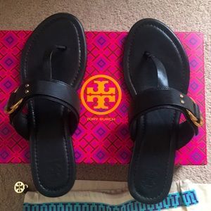Tory Burch Ltd edition black sandals size 8.5